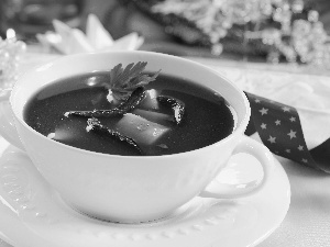 mushroom soup, cup