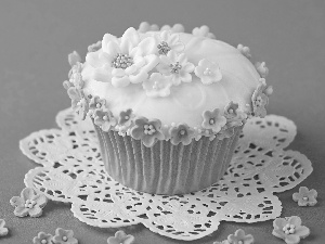 napkin, cake, ornamentation