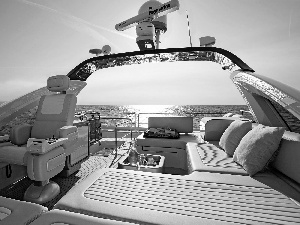 sea, Yacht Azimut-72S, Navigation Bridge