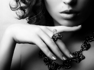 Necklace, Women, Ring