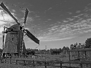 Netherlands, Windmill, Windmill