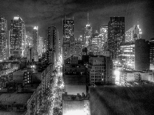 New York, night