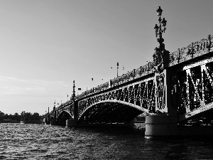bridge, St. Petersburg, Newa