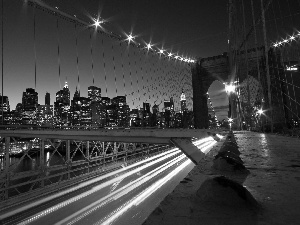 bridge, light, Night, Bruklinski