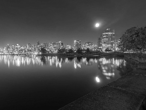 Night, Town, Harbour