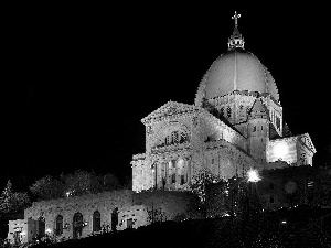 Montreal, St. Joseph, Night, oratorio