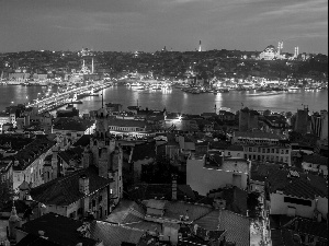 Night, Istanbul, panorama