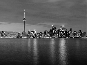 Night, Toronto, panorama