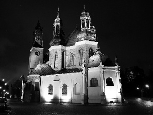 Night, chair, Poznan