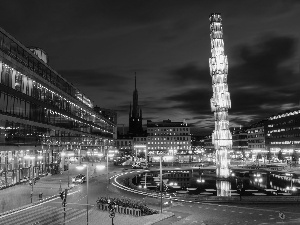 Night, Sweden, Stockholm