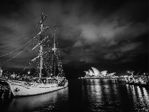 Australia, sailing vessel, Sydney Opera House, Sydney