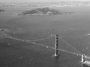 Islands, The Golden Gate Bridge, Ocean