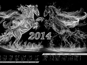 Calendar, Year of the Horse, New Year