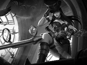 form, Women, League Of Legends, Caitlyn, game