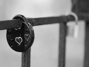 crash barrier, Granate car, padlock