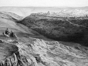 Jerusalem, Edward Lear, painting