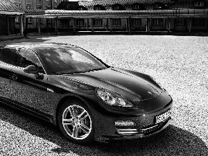 Panamera, Black, Porsche