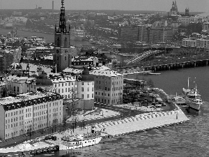 panorama, Stockholm, Town
