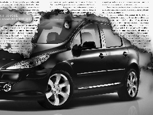 Peugeot, burnt, Paper, 307