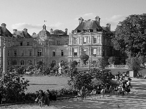 Park, Luxembourg, palace