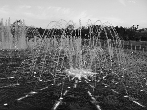 Russia, Tsaritsyno, Park Dancing Fountain, Moscow