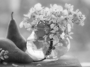 truck concrete mixer, Flowers, Pear