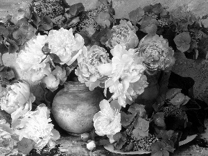 bouquet, peony