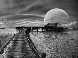 sea, Home, Planet, pier