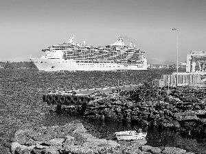 Ship, sea, port, passenger