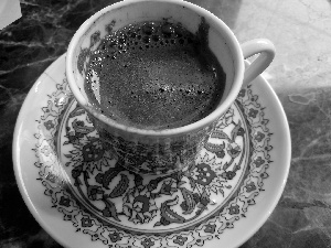 coffee, pottery