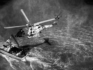HH-60, action, rescue, Jayhawk