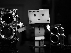 photographic, Danbo, Retro, blur, Rolleiflex, Cameras