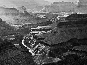 canyon, River