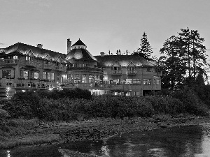 Canada, Hotel hall, River