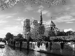 River, temple, Paris