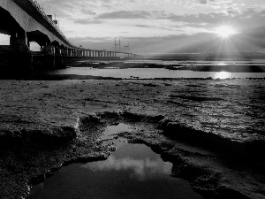 Great Sunsets, bridge, River