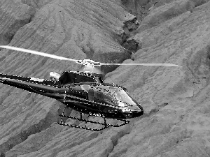 Eurocopter AS-350 Ecureuil, rocks