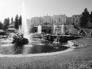 Russia, palace, fountain