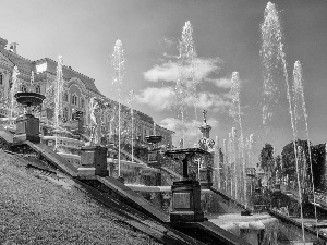Russia, Fountains, palace