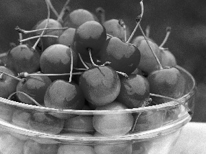 salad-bowl, cherries