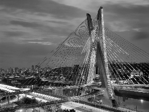 Brazil, bridge, Sao Paulo