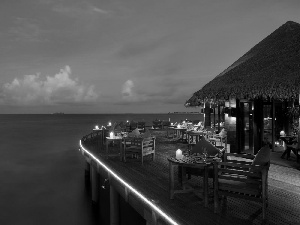 Bora Bora, Restaurant, sea