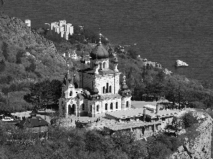 Church, sea