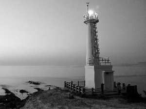 Lighthouses, sea