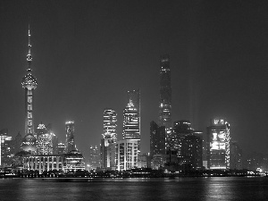 Shanghai, Town, Night