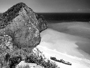 Shipwreck Bay, Greece, rocks, sea, wreck, Zaynthos