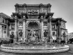 Las Vegas, fountain, Shopping Center