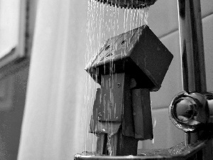 Danbo, M&Ms mate, Shower, cardboard