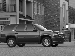 claret, right, side, Chevrolet Tahoe