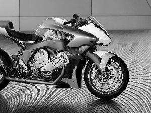 Becks - motorbike, BMW, silver